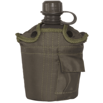 Gourde US avec étui, olive, 1 L, Mil-Tec