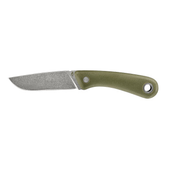 Couteau Gerber Spine Compact, tranchant lisse, vert