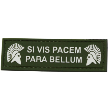 Écusson en PVC SI VIS PACEM PARA BELLUM, Spartiate