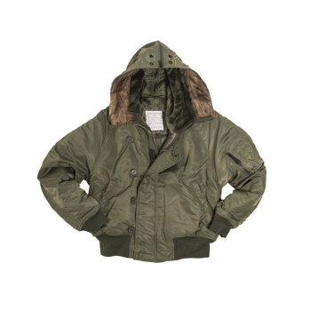 Veste de pilote N2B Basic, vert, Mil-Tec