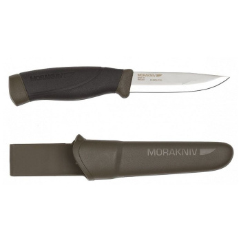 Couteau Companion HeavyDuty, Morakniv, Carbon, Military Green