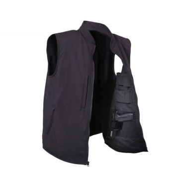 Gilet softshell pour le port d'armes dissimulées, noir, Rothco