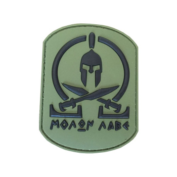 PVC patch Spartan Molon Labe