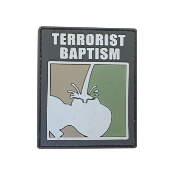 PVC patch Terrorist baptism