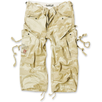 Pantalon 3/4 homme Surplus Engineer Vintage, Desertstorm, XL