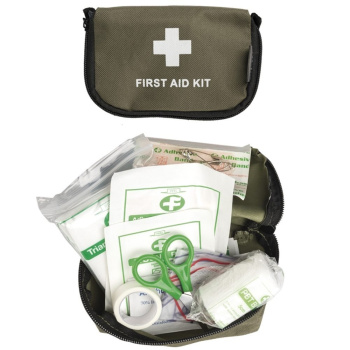 Trousse de secours avec étui, olive, Mil-Tec