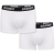 Caleçon Brandit avec logo, blanc, 2 pcs, S