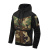 Sweat-shirt Rogue Hoodie Full Zip, Helikon, Noir et US woodland, 2XL