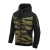 Sweat-shirt Rogue Hoodie Full Zip, Helikon, Noir et Tiger Stripe, 2XL