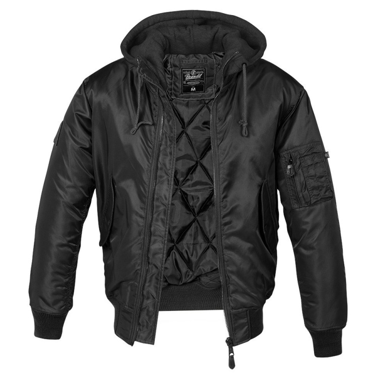 Veste homme d’hiver MA1 Sweat Hooded, Brandit