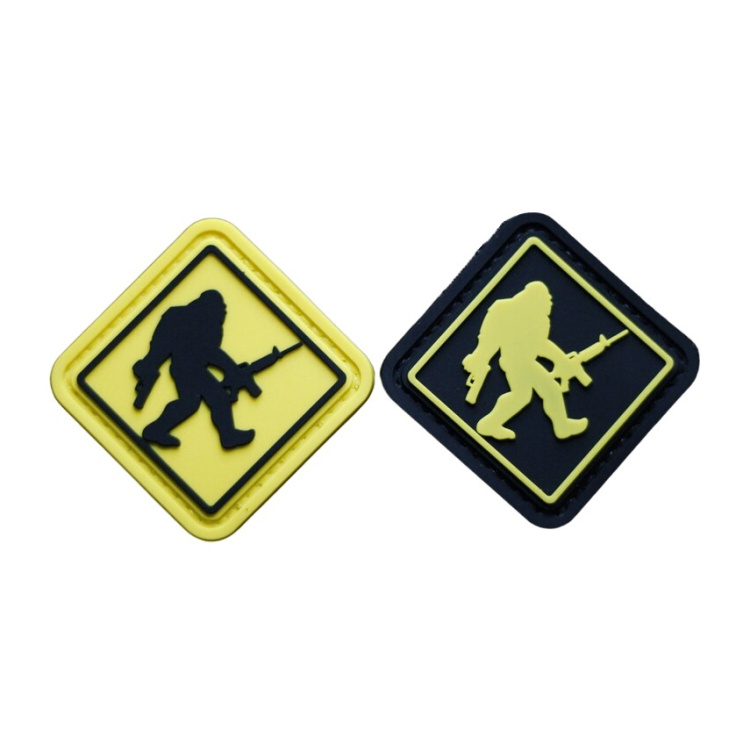 PVC patch Bigfoot armé, Pistol and Rifle