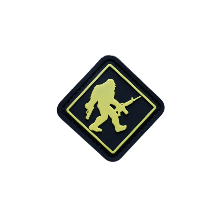 PVC patch Bigfoot armé, Pistol and Rifle