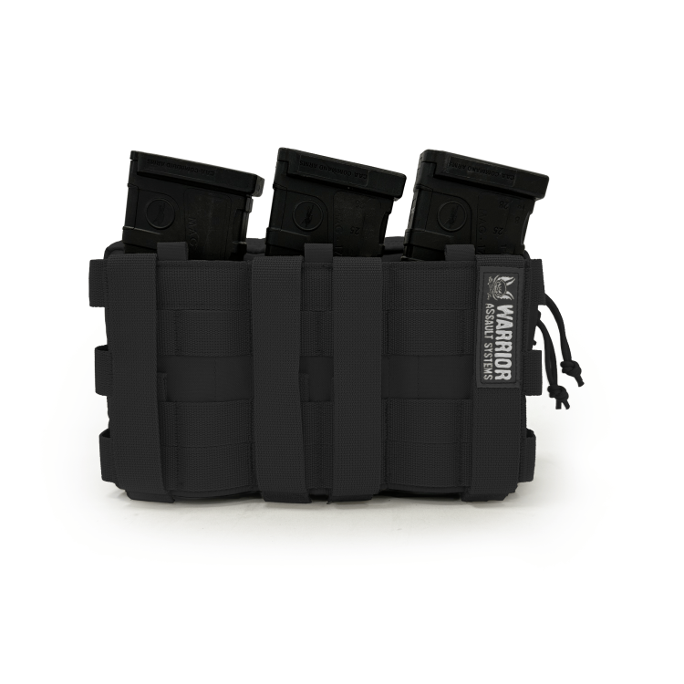 Pochette de rangement Molle pour trois chargeurs de fusils, Warrior